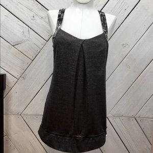 Lululemon Grey Floral Bra Tank